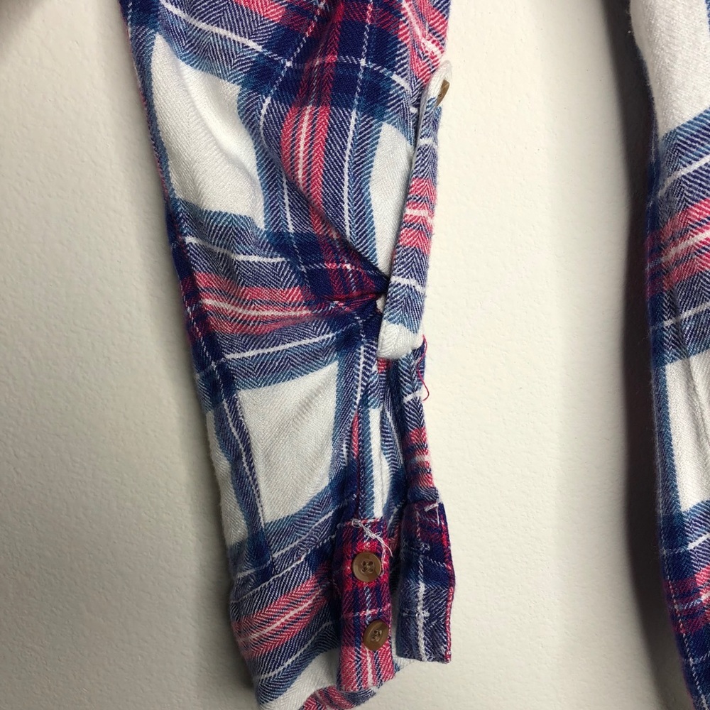 🤩*LIKE NEW* Tinsel Button-Up Flannel Top - Picture 4 of 8